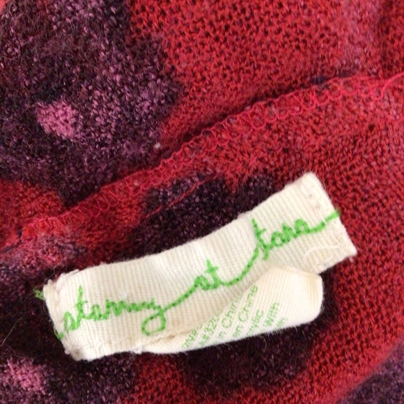 Staring at stars scarf wrap women red infinity - Picture 5 of 7